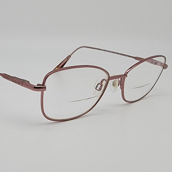 *SOLD*Anne Klein AK5073 780 Rose Gold Cat Eye Eyeglasses Frame w/ Case 50-16-135 - Picture 7 of 16